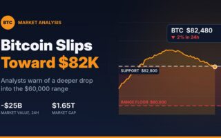 Bitcoin Slips Toward $82,000 as Analysts Flag Risk of a Deeper Drop to $60,000